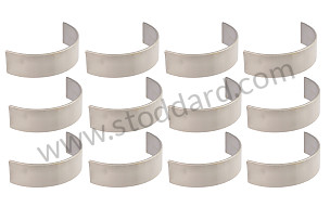 Rod Bearing Set Standard, 2.0 And 2.2 Liter Engines. 911 914-6 1965-1971. STANDARD MEASUREMENT / COMPLETE KIT (90110314100SET)