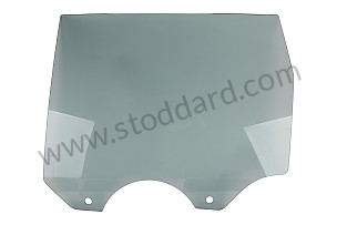 DOOR WINDOW GLASS LEFT / OPTION: TINTED GLASS GREEN AT REAR (Option code: IQL3) (95554261110)