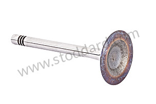 Intake valve, 45mm diameter, manufacturers #3062, 2.0 liter engines. Fits 1969 911S. INLET (90110541100)