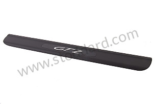 SCUFF PLATE black / black (A03) / Lacquer (99755130392A03)