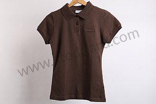 WOMEN'S POLO SHIRT - BROWN (XS)  (AWAP7190XS18)