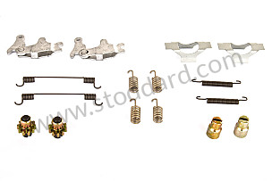 FIXING KIT FOR COMPLETE HANDBRAKE LINING, 930 78-89  (99A000129195)