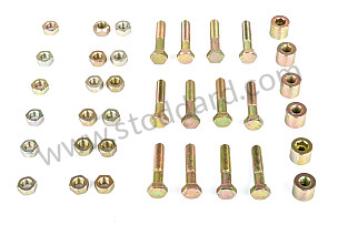 KIT VISSERIE ECHAPPEMENT SANS GOUJON CULASSE 911 3.2 84-89  (99A000129308)