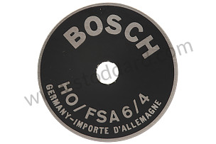 Single Hole Data Plate For Left Horn,  (NLA70163600)