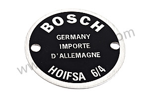 Double Hole Data Plate For Left Horn  (NLA70164600)