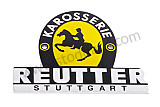 NLA 723 002 00 - Reutter Badge, Stamped Aluminum, For Pre-A
