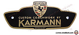 NLA 723 008 00 - Karmann Badge - Karmann Bodied, 356B T5 And T6.
