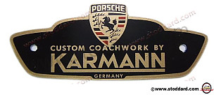 Karmann Badge - Karmann Bodied, 356B T5 And T6.  (NLA72300800)