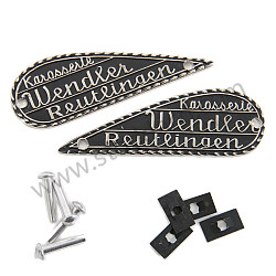 Wendler Badge, Set of Two.  (NLA72300500)