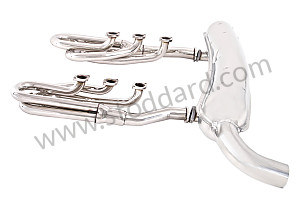 ORIGINAL DIAMETER STAINLESS STEEL SPAGHETTI EXHAUST KIT + STAINLESS STEEL SILENCER 1 X 70 MM OUTLET  (99A000129664)