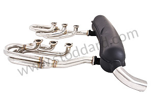 42 MM STAINLESS STEEL SPAGHETTI EXHAUST KIT + RACING STEEL SILENCER 1 OUTLET  (99A000129676)