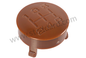 EMBLEM FOR GEAR LEVER KNOB BROWN / BROWN (99A000129715)