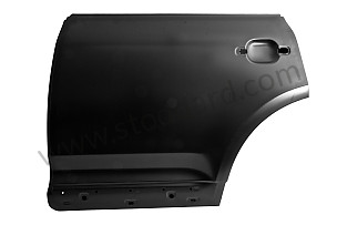 BARE DOOR SHELL REAR LEFT (95553301106GRV)