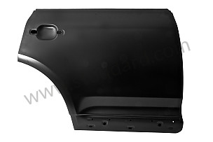 BARE DOOR SHELL REAR RIGHT (95553301206GRV)