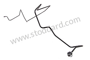 BRAKE LINE RIGHT / From the serial number 98WS6 07095 (99635517610)
