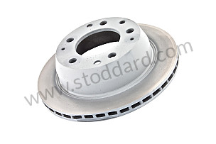 Sebro Vented Rear Brake Disc Rotor For 911s (67-68) And 911l (68) 90135204115 VENTILATED (90135204116)