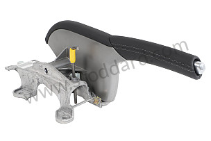 PARKING-BRAKE LEVER black / black (8YR) / LEATHER (997424031678YR)