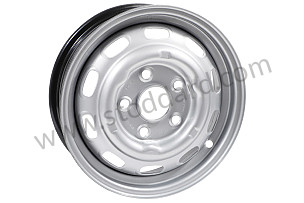 PERFORATED DISC WHEEL ET 42 MM / METALLIC SILVER / METALLIC SILVER (M72) / 4.5 X 15 INCHES (A90136101303)