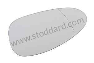 MIRROR GLASS Left-hand drive / LEFT / OPTION: DOOR MIRRORS-ASPHERICAL-DRIVER'S SIDE,ELECTRICALLY ADJUSTABLE AND HEATABLE (Option code: I271) (99773103515)