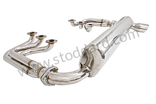 STAINLESS STEEL SPAGHETTI EXHAUST KIT + STAINLESS STEEL SILENCER 1 OUTLET  (99A000133503)