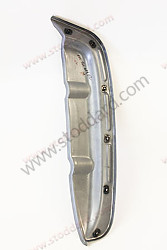Fender Joining Plate, Right Side. 911 912 1965-1968 THREADED VERSION / FOR VERSION WITHOUT OIL HOSE ROUTED VIA THE WING HOLDER BUT WITH THE SHAPES OF THE HOSE SPACES / FRONT RIGHT (SIC50105402)
