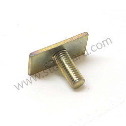 Bumper Deco Trim T Bolts For Wide S Trim. 911 912, 1965-1973. Correct Yellow Zinc Finish.  (90150515520)
