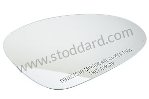 MIRROR GLASS Left-hand drive / RIGHT / OPTION: PAP LEFT-HAND DRIVE VERSION  (Option code: I074) (99773103822)