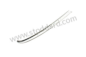 Quarter Window Trim, Right, Aluminum For 1968-1973 (coupe). CHROME / CHROME / REAR RIGHT (90154392225)