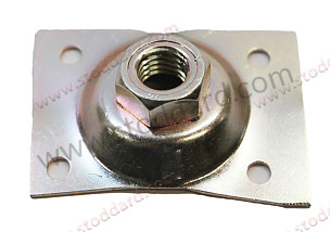 Pedal Stop Mount, Gold Zinc Plated. For 1965-1977 911  (SIC55167100)
