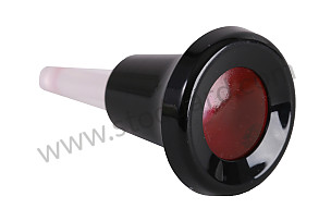 Flasher Knob With Red Insert 911 912 1965-1968  (SIC55282101BLK)
