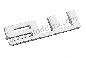 911 Emblem For Glove Box Door, Silver, 911 1967-1968  (90155930321)