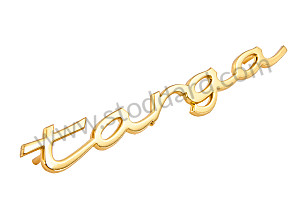Targa Emblem, Gold, 911 912 Targa, 1967-1971. GOLD / GOLD (90155930741)