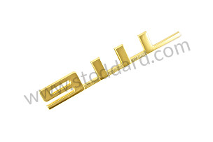 911 L Emblem, Gold For 1968 911 GOLD / GOLD (90155931221)