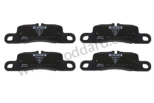 BRAKE PAD REPAIR SET REAR (958698451E)