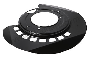 BRAKE MOUNTING PLATE RIGHT / OPTION: REAR DISC BRAKES DISC DIAMETER 19 INCH (368MM) BRAKE CALLIPER PAINTED YELLOW ( PCCB ) (Option code: I2EH) (95535280270)