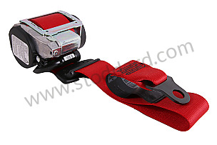 SEAT BELT indian red / indian red (N13) / OPTION: SEAT BELTS IN GUARDS RED (Option code: IXSX) (98780303305N13)