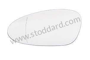 MIRROR GLASS Left-hand drive / LEFT / OPTION: AUTOMATICALLY DIMMABLE INTERIOR AND DOOR MIRRORS (Option code: I267), OPTION: DOOR MIRRORS-ASPHERICAL-DRIVER'S SIDE,ELECTRICALLY ADJUSTABLE AND HEATABLE (Option code: I271) (99773103517)