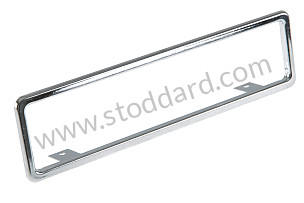Dashboard Trim, Chrome Around Heater / Ventilation Controls, 911 912 1969-1973  (90161311400)