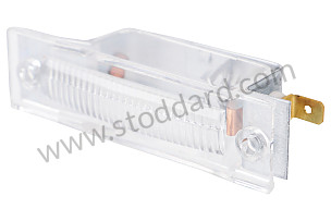 License Light Housing, 911 912 1965-1973 And 914 (trunk Light). 
Does not come with bulb or gasket.  (SIC63160101)