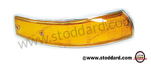 USA-Spec Front Corner Lens, Right, 911 912 1969-72 CHROME / CHROME / for UNITED STATES OF AMERICA only / FRONT RIGHT (90163190404)