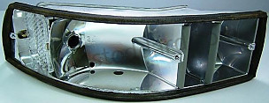 Tail Light Housing, Left, 911 912 1969-1983. Has Silver Reflector Internals Adaptive / METAL / for UNITED STATES OF AMERICA only / REAR LEFT / adaptable (90163194100)