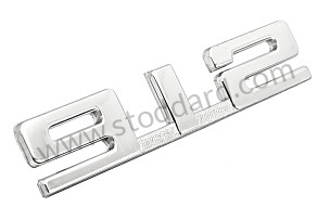 912 Silver Block Decklid Emblem 912 1967-1969  (90255930524)
