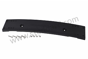 LICENSE PLATE SUPPORT black / black (01C) / 49x9x4 CENTIMETRE (9877011050201C)