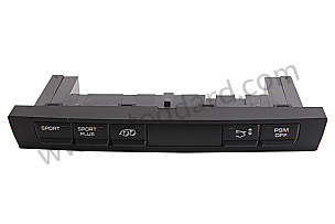 COMBINED SWITCH matt black / matt black (A05) / OPTION: STANDARD CHASSIS (Option code: I029), OPTION: SPORTS EXHAUST SYSTEM (Option code: I176), OPTION: PDK TRANSMISSION ( DUAL CLUTCH ) (Option code: I250), OPTION: PORSCHE STABILITY MANAGEMENT (PSM) (Option code: I476), OPTION: SPORT CHRONO PACKAGE (Option code: I639), OPTION: SPORT CHRONO PACKAGE PLUS (Option code: I640) (99761356101A05)