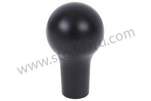 Shift Knob, Black With No Shift Pattern For 911 1966-1967.  (90142410401)