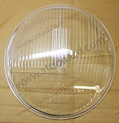 Headlight Lens, Bosch H1 With No Pebbling. 911 912 1968-1970 WHITE / WHITE / for OUTSIDE UNITED STATES OF AMERICA only (SIC63111102)
