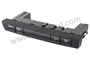 COMBINED SWITCH matt black / matt black (A05) / OPTION: STANDARD CHASSIS (Option code: I029), OPTION: PDK TRANSMISSION ( DUAL CLUTCH ) (Option code: I250), OPTION: PORSCHE STABILITY MANAGEMENT (PSM) (Option code: I476), OPTION: SPORT CHRONO PACKAGE (Option code: I639), OPTION: SPORT CHRONO PACKAGE PLUS (Option code: I640) (99761355701A05)