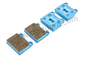 PAGID BLUE REAR BRAKE PAD SET OF 4 (99A000147301)