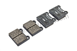 FERODO 3000 SPORTS REAR BRAKE PADS SET OF 4 (99A000147440)
