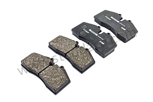 FERODO 3000 SPORTS REAR BRAKE PADS SET OF 4 (99A000147452)